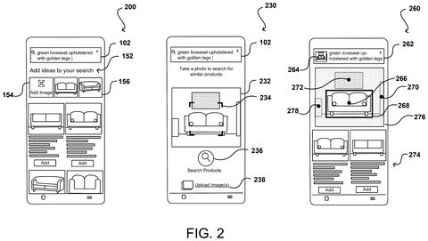 Photo capture and image-based search, drawing sheet 2 from US 2026/0252623 A1