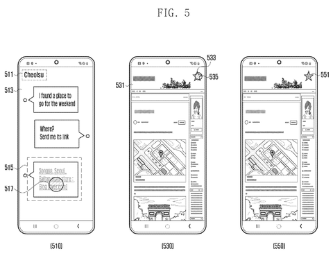 Bookmark context capture example, drawing sheet 5 from US 2026/0252656 A1