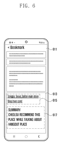 Bookmark summary display, drawing sheet 6 from US 2026/0252656 A1