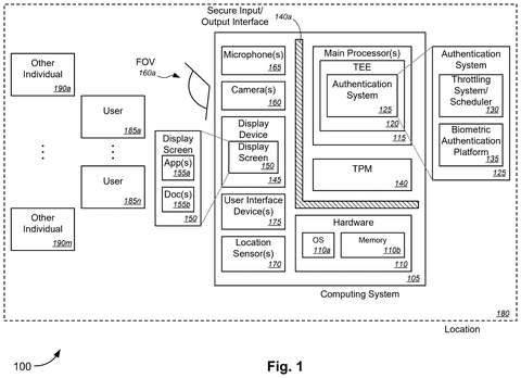 Computing system architecture overview, drawing sheet 1 from US 2026/0252673 A1