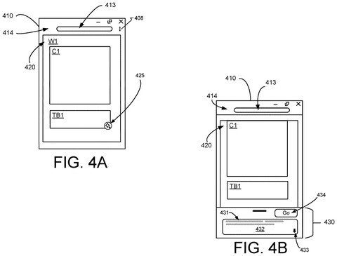 Mobile browser interface, drawing sheet 4 from US 2026/0252790 A1