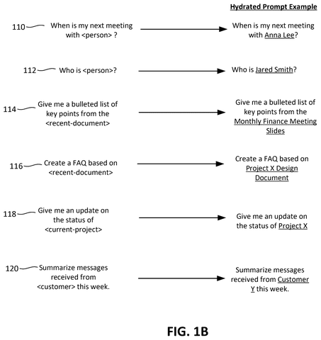 Examples of hydrated prompt templates, drawing sheet 2 from US 2026/0252792 A1