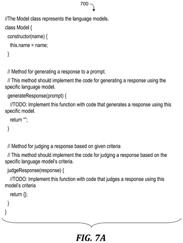JavaScript class for language models, drawing sheet 8 from US 2026/0252812 A1