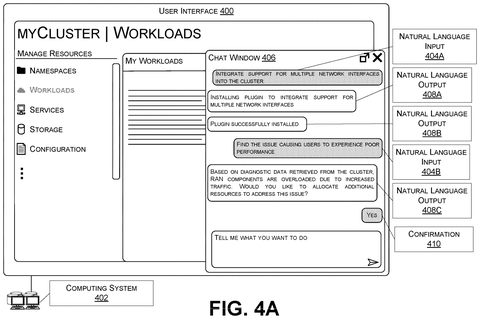 User interface for natural language commands, drawing sheet 4 from US 2026/0252818 A1