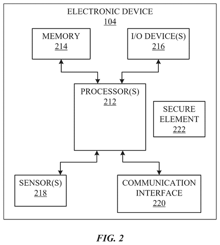 Mobile device internal components, drawing sheet 2 from US 2026/0253072 A1