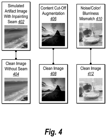 Simulated artifact and clean images, drawing sheet 4 from US 2026/0253186 A1