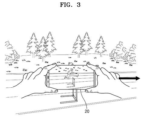 Phone capturing live action, drawing sheet 3 from US 2026/0253245 A1