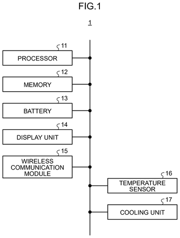 Mobile device internal components, drawing sheet 1 from US 2026/0253272 A1