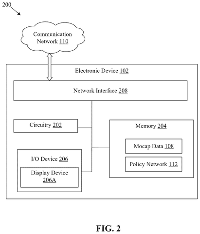 Sony Patents an AI That Fixes Corrupted Body-Movement Recording Data for Animation patent drawing, sheet 2