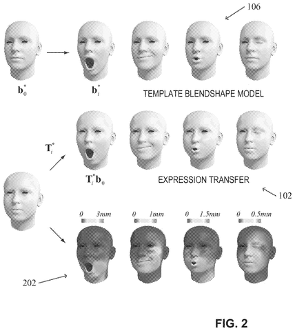 Apple Patents a Facial Animation System That Learns Your Face in Real Time patent drawing, sheet 2