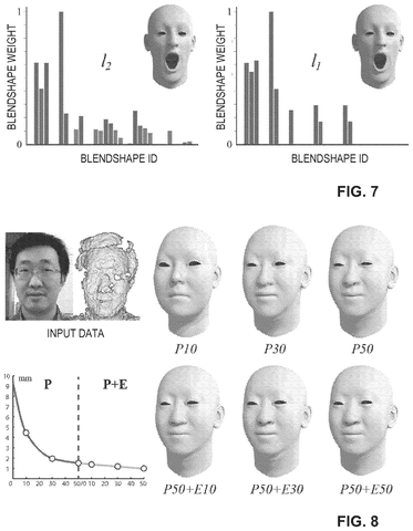 Apple Patents a Facial Animation System That Learns Your Face in Real Time patent drawing, sheet 7