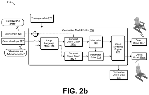 Generative editing model components, drawing sheet 3 from US 2026/0253333 A1