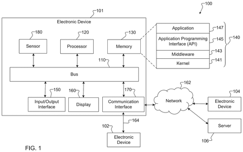 Samsung Files Patent for AI That Maps Who and What Is in Your Photos patent drawing, sheet 1