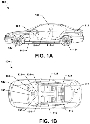 Car with vision sensors, drawing sheet 1 from US 2026/0253396 A1