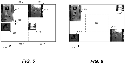 Canvas image layout examples, drawing sheet 8 from US 2026/0253398 A1