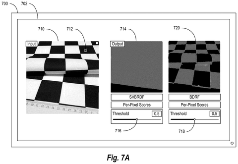 Material selection interface, drawing sheet 8 from US 2026/0253406 A1