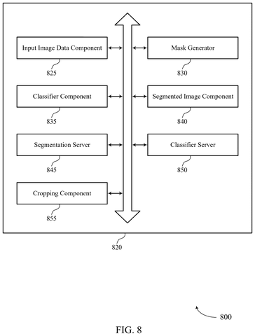 System component architecture, drawing sheet 8 from US 2026/0253436 A1