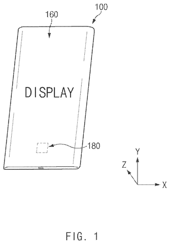 Samsung Patent Tweaks Display Color and Brightness to Improve Fingerprint Recognition patent drawing, sheet 1