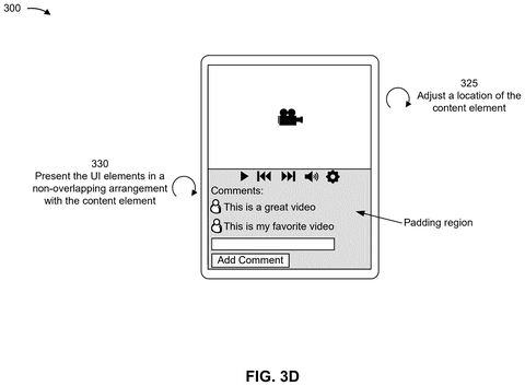 Adjusted content and comment arrangement, drawing sheet 6 from US 2026/0253522 A1