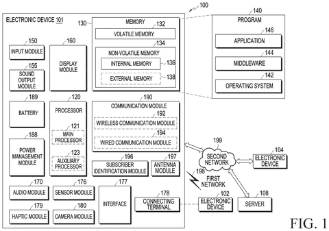 System architecture of electronic device, drawing sheet 1 from US 2026/0253576 A1
