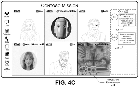 Simulation environment display, drawing sheet 6 from US 2026/0254864 A1