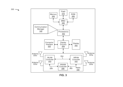 Internal hardware component architecture, drawing sheet 3 from US 2026/0254873 A1