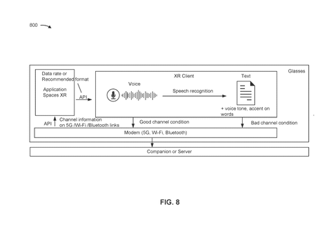 Speech recognition with voice tone, drawing sheet 8 from US 2026/0254873 A1