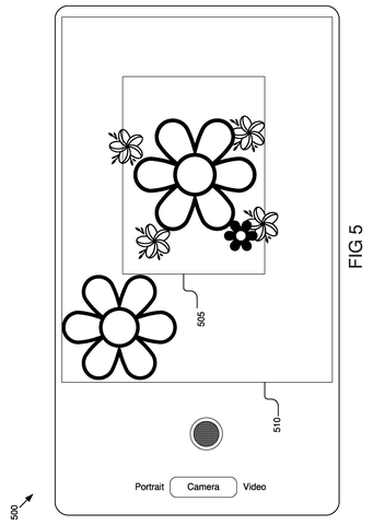 Camera app viewfinder interface, drawing sheet 8 from US 2026/0255053 A1