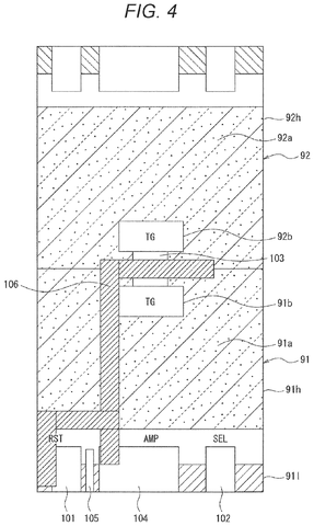 Two-pixel shared layout view, drawing sheet 4 from US 2026/0255081 A1
