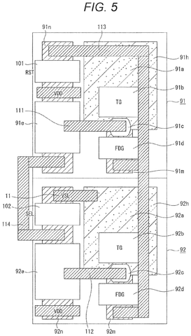 Detailed pixel layout and wiring, drawing sheet 5 from US 2026/0255081 A1