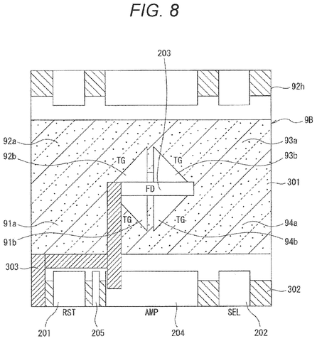 Four-pixel layout configuration, drawing sheet 8 from US 2026/0255081 A1