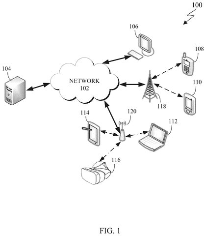 Connected network of user devices, drawing sheet 1 from US 2026/0255210 A1