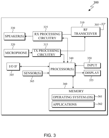 Internal circuitry and components of mobile phone, drawing sheet 3 from US 2026/0255210 A1