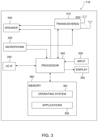 Internal smartphone hardware architecture, drawing sheet 3 from US 2026/0255271 A1