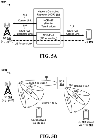 Repeater system operation, drawing sheet 5 from US 2026/0255304 A1