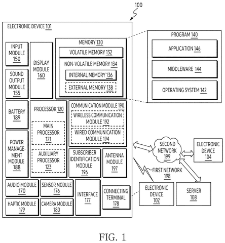 System architecture of electronic devices, drawing sheet 1 from US 2026/0255416 A1