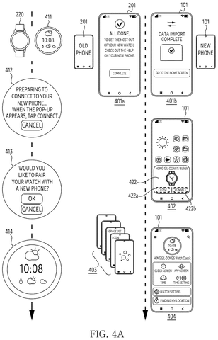 Data import complete confirmation screens, drawing sheet 5 from US 2026/0255416 A1