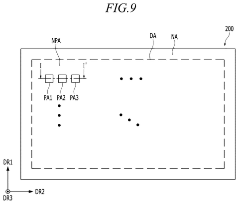 Layered display panel cross-section, drawing sheet 6 from US 2026/0255515 A1