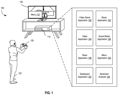 Person playing video game system., drawing sheet 1 from US 2026/0257135 A1
