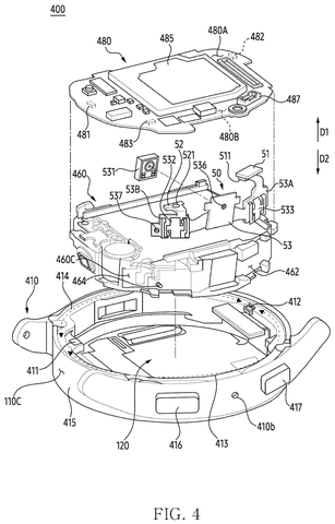 Exploded view of internal components., drawing sheet 4 from US 2026/0259581 A1
