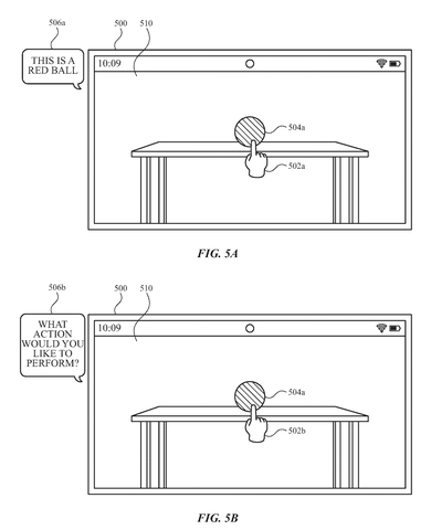 Augmented reality object interaction, drawing sheet 5 from US 2026/0259640 A1