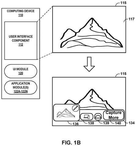 Post-screenshot menu for an image., drawing sheet 2 from US 2026/0259641 A1