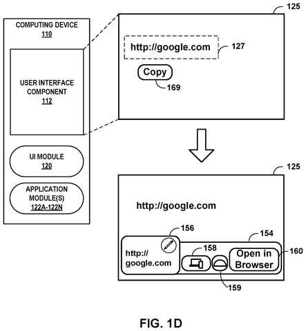 Post-screenshot menu for a URL., drawing sheet 4 from US 2026/0259641 A1