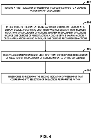 Flowchart of content capture actions., drawing sheet 7 from US 2026/0259641 A1