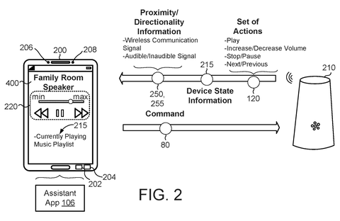 Phone app controlling a speaker, drawing sheet 2 from US 2026/0259655 A1