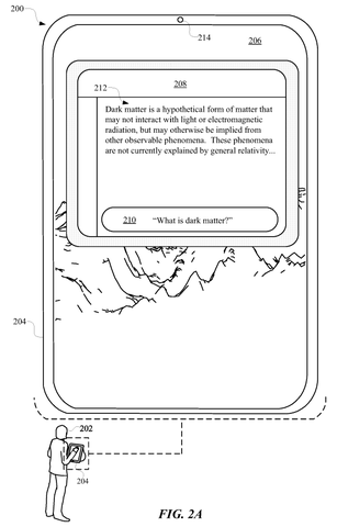 Tablet displaying AI-generated text., drawing sheet 4 from US 2026/0259662 A1