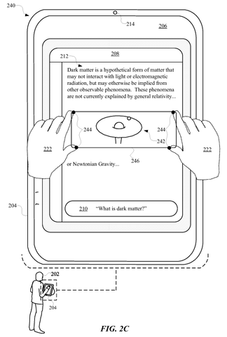 User modifying AI-generated image with gestures., drawing sheet 6 from US 2026/0259662 A1