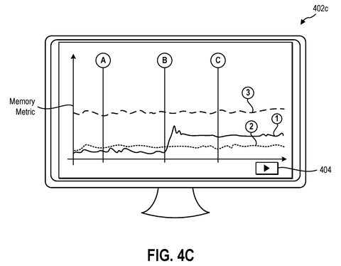 Memory usage metric display., drawing sheet 5 from US 2026/0259819 A1