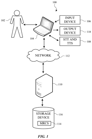 Person using a laptop computer system., drawing sheet 1 from US 2026/0259884 A1