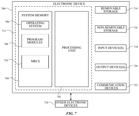 Electronic device internal components., drawing sheet 7 from US 2026/0259884 A1
